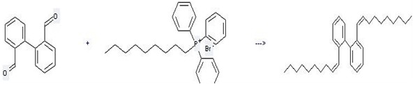Phosphonium,nonyltriphenyl-, bromide (1:1) can be used to produce 2,2'-(Bis-1-dec-1-enyl)biphenyl at the temperature of -60°C